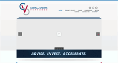 Desktop Screenshot of capitalsportsventures.com
